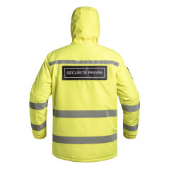 Parka Hardshell WF 150 HV-TAPE Sécurité Privée – Jaune fluorescent haute visibilité