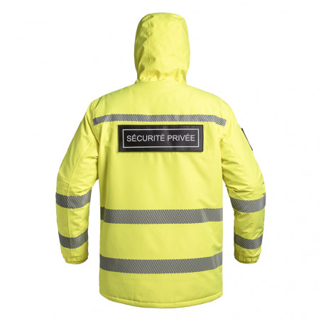 Parka Hardshell WF 150 HV-TAPE Sécurité Privée – Jaune fluorescent haute visibilité