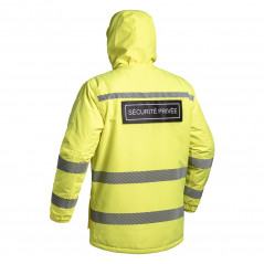 Parka Hardshell WF 150 HV-TAPE Sécurité Privée – Jaune fluorescent haute visibilité