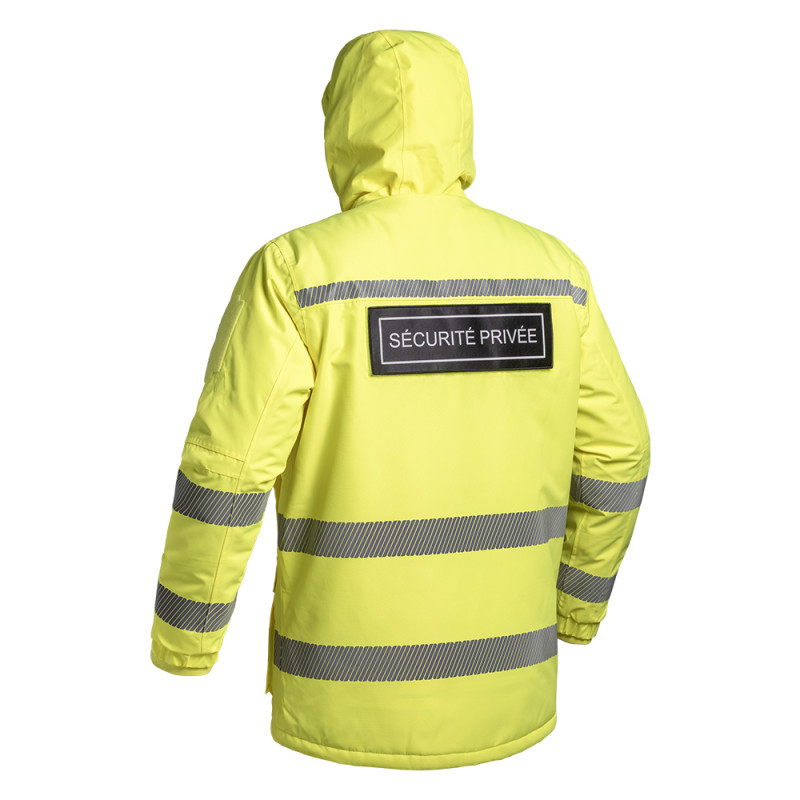 Parka Hardshell WF 150 HV-TAPE jaune Sécurité Privée – Haute visibilité & protection thermique