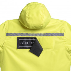 Parka Hardshell WF 150 HV-TAPE Sécurité Privée – Jaune fluorescent haute visibilité