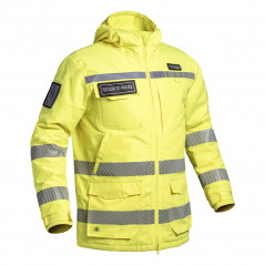 Parka Hardshell WF 150 HV-TAPE Sécurité Privée – Jaune fluorescent haute visibilité