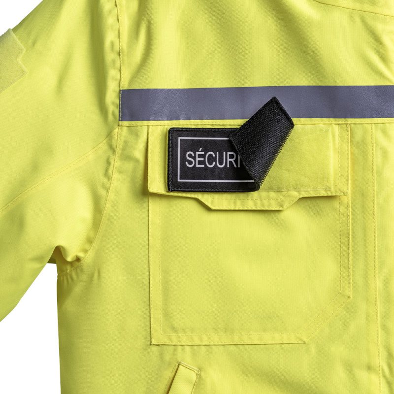 Parka Hardshell WF 150 HV-TAPE jaune Sécurité Privée – Haute visibilité & protection thermique