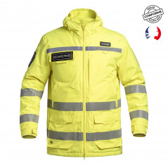 Parka Hardshell WF 150 HV-TAPE Sécurité Privée – Jaune fluorescent haute visibilité