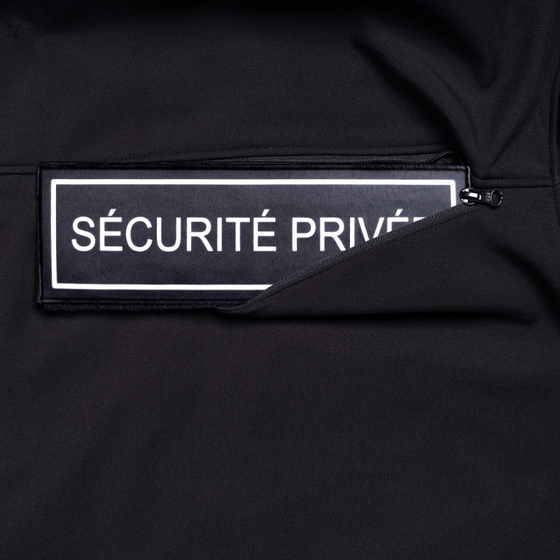 Blouson Hardshell SÉCU-ONE WF 150 flap Sécurité Privée – imperméable et isolant