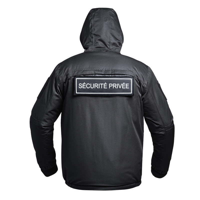 Blouson Hardshell SÉCU-ONE WF 150 flap Sécurité Privée – imperméable et isolant
