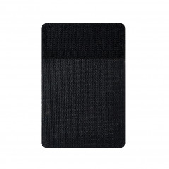 Porte-n° d’identification logo velcro poitrine SÉCU-ONE noir – fixation rapide