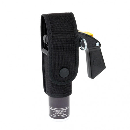 Porte-aérosol 100 ml avec poignée SÉCU-ONE noir – nylon CORDURA robuste