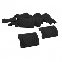 Protections caoutchouc rail Picatinny CAA – 4 pièces | Accessoire tactique