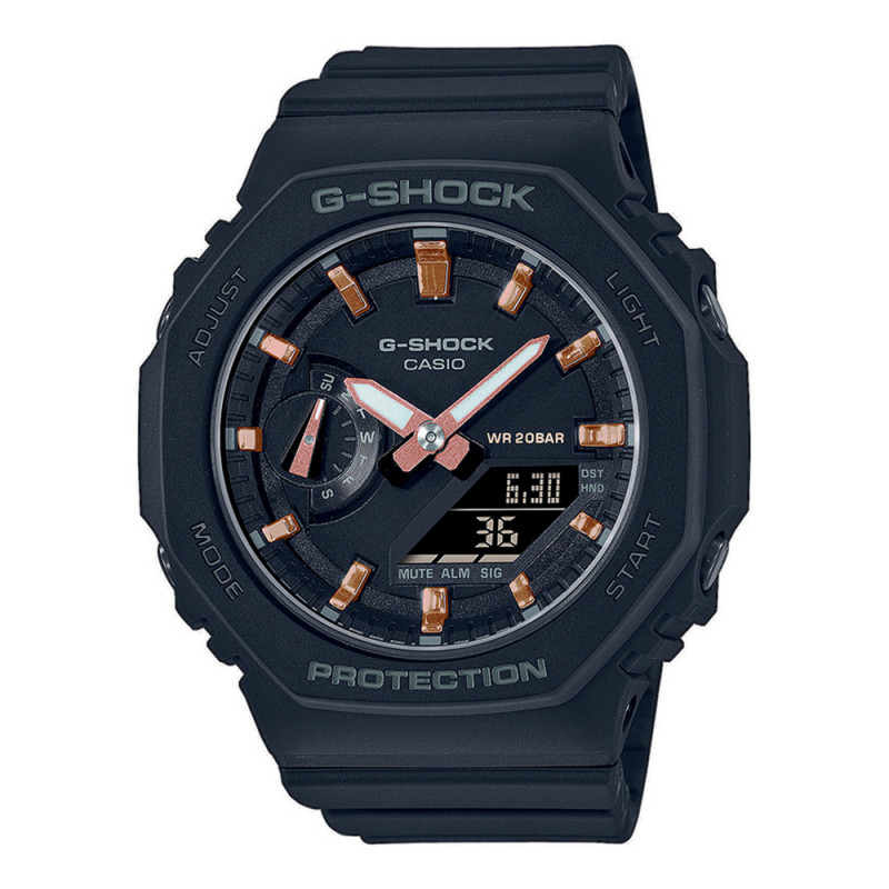 Montre Casio G-Shock GMA-S2100 noir – robuste, étanche 200 m, analogique-digital
