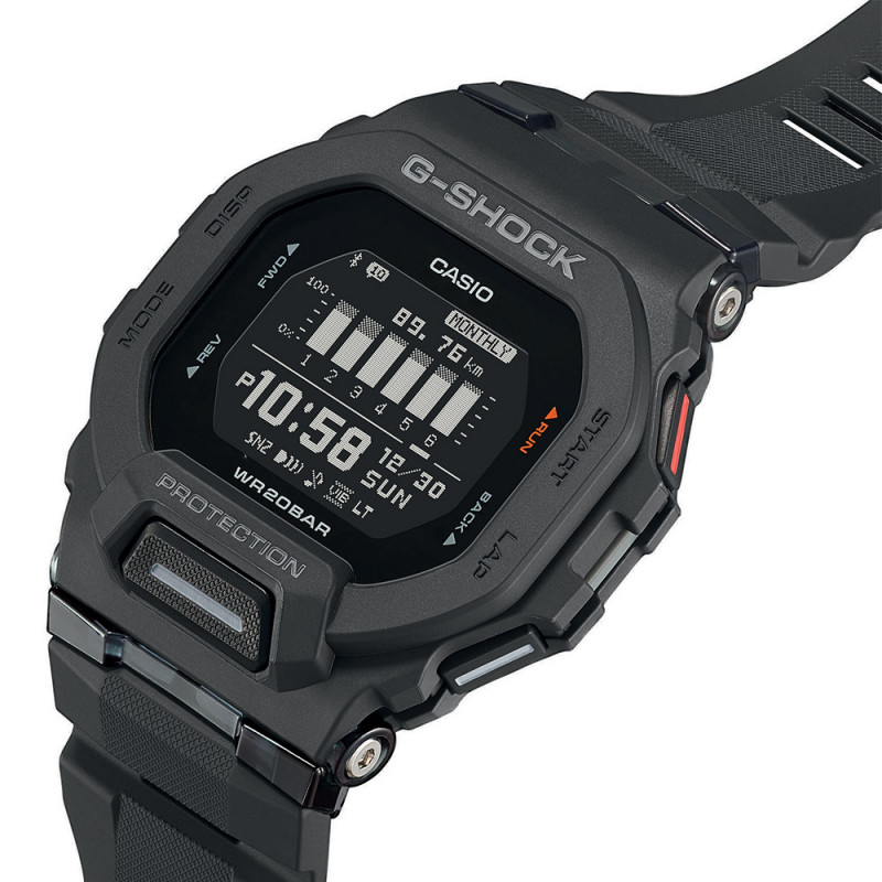 Montre Casio G-Shock GBD-200 noir Bluetooth sport G-Squad 200 m Montre Casio G-Shock GBD-200 noir Bluetooth sport G-Squad 200 m