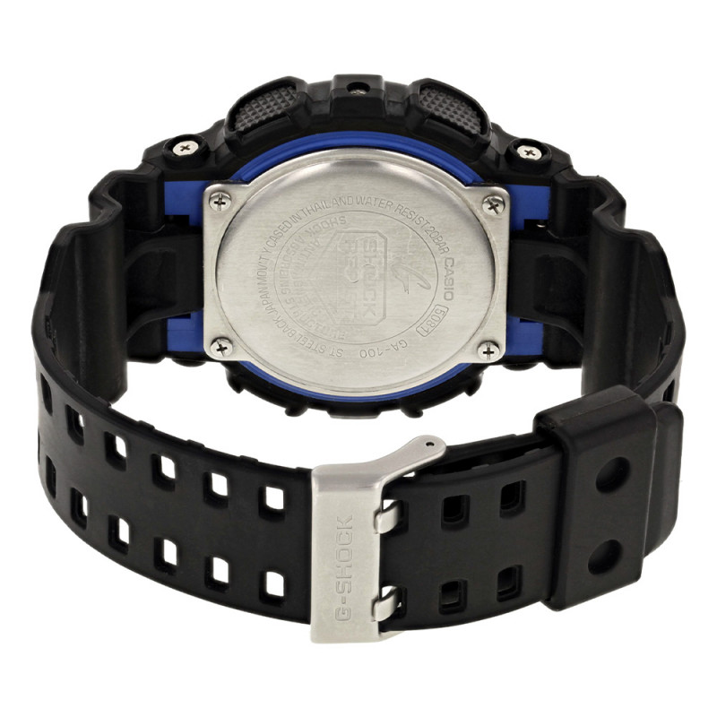 G-Shock GA-100 noir bleu G-Shock GA-100 noir bleu
