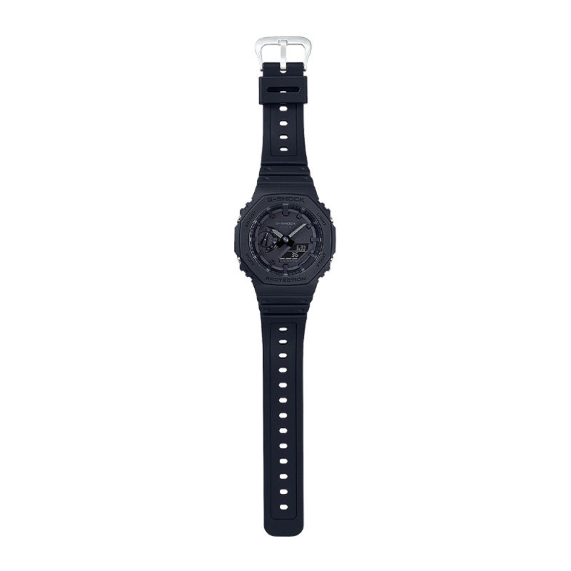 Montre G-SHOCK GA-2100 Noir – boîtier 48,5×45,4×11,8 mm, étanchéité 20 bars