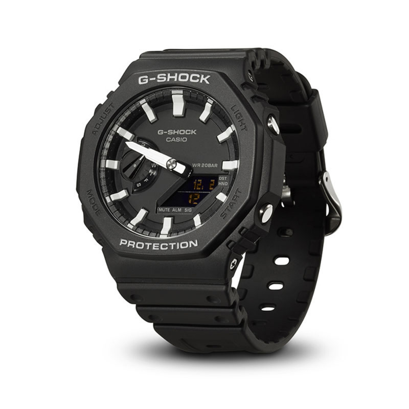 Montre Casio G-SHOCK GA-2100 Noir/Gris – boîtier carbone/résine 48,5×45,4×11,8mm, étanche 20 bars Montre Casio G-SHOCK GA-2100 Noir/Gris – boîtier carbone/résine 48,5×45,4×11,8mm, étanche 20 bars