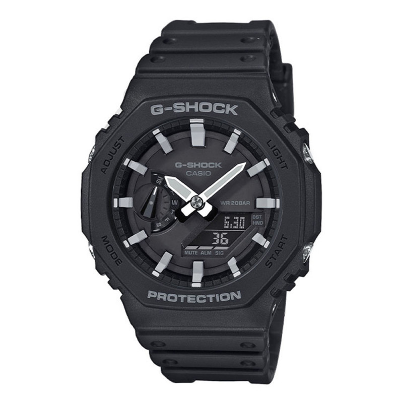 Montre Casio G-SHOCK GA-2100 Noir/Gris – boîtier carbone/résine 48,5×45,4×11,8mm, étanche 20 bars Montre Casio G-SHOCK GA-2100 Noir/Gris – boîtier carbone/résine 48,5×45,4×11,8mm, étanche 20 bars