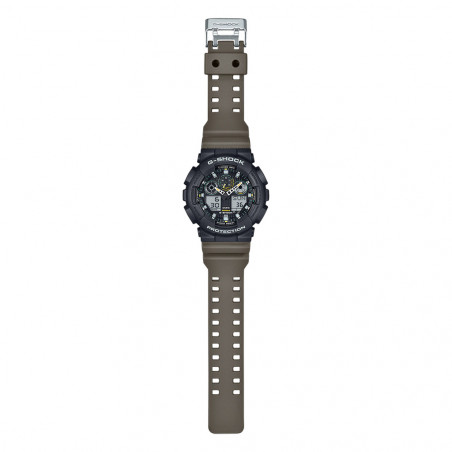 Montre G-Shock GA-100TU noir/vert olive