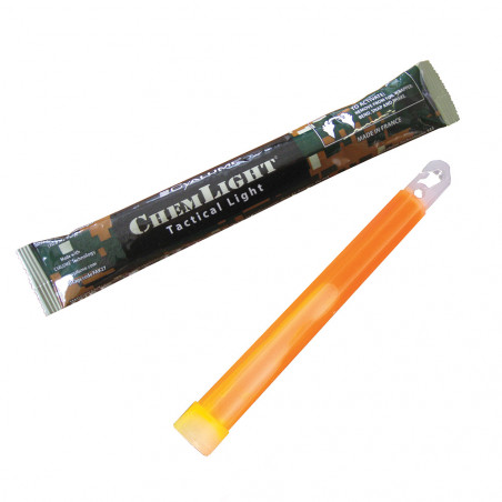 Bâton lumineux ChemLight 15 cm Orange – signalisation & outdoor