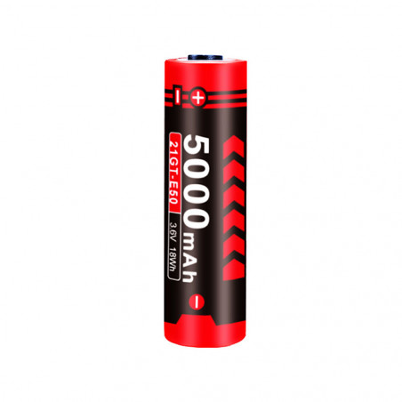Batterie rechargeable 21700 3.6 V 5000 mAh – autonomie étendue