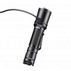 Lampe tactique rechargeable XT11R 1300 lumens – noir
