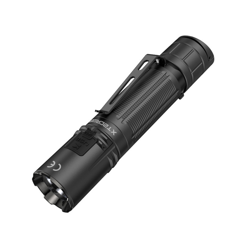 Lampe tactique rechargeable XT2CR PRO 2100 lumens noir – éclairage haute performance Lampe tactique rechargeable XT2CR PRO 2100 lumens noir – éclairage haute performance