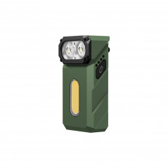 Lampe E8 rechargeable 1000 lumens vert olive tactique compacte professionnelle
