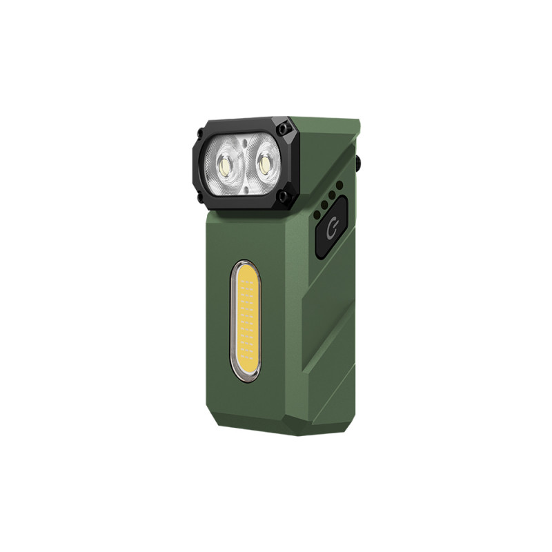 Lampe E8 rechargeable 1000 lumens vert olive tactique compacte professionnelle