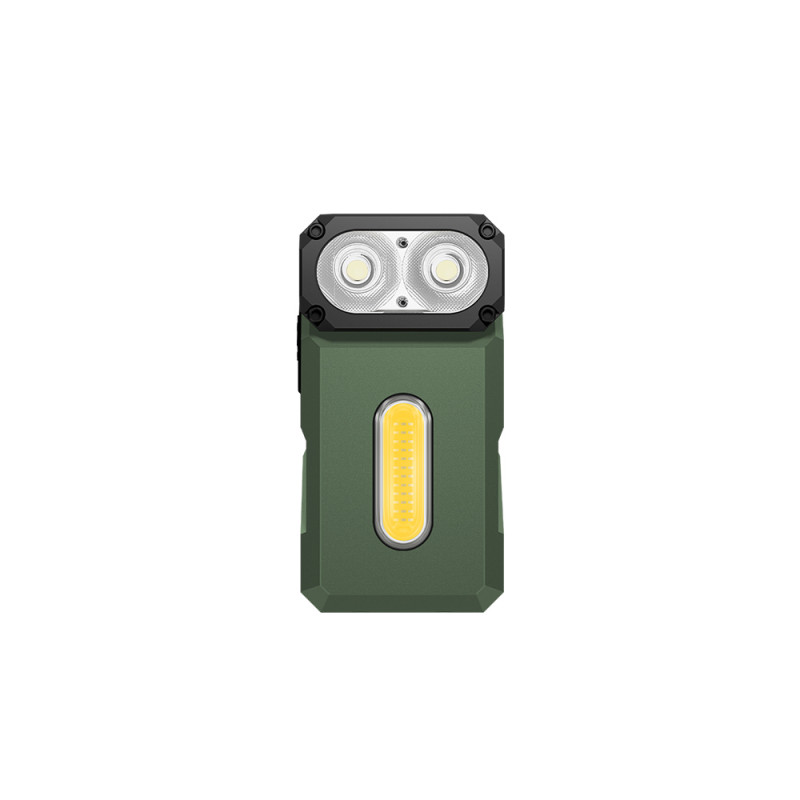 Lampe E8 rechargeable 1000 lumens vert olive tactique compacte professionnelle