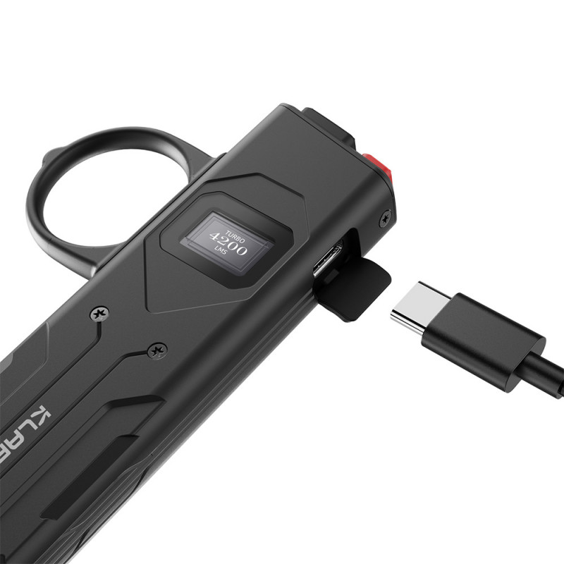 Lampe rechargeable extra-plate X1-K 4200 lumens USB-C tactique Lampe rechargeable extra-plate X1-K 4200 lumens USB-C tactique