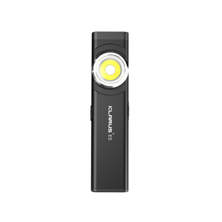 Lampe Klarus E5 double source 600 lumens noir rechargeable