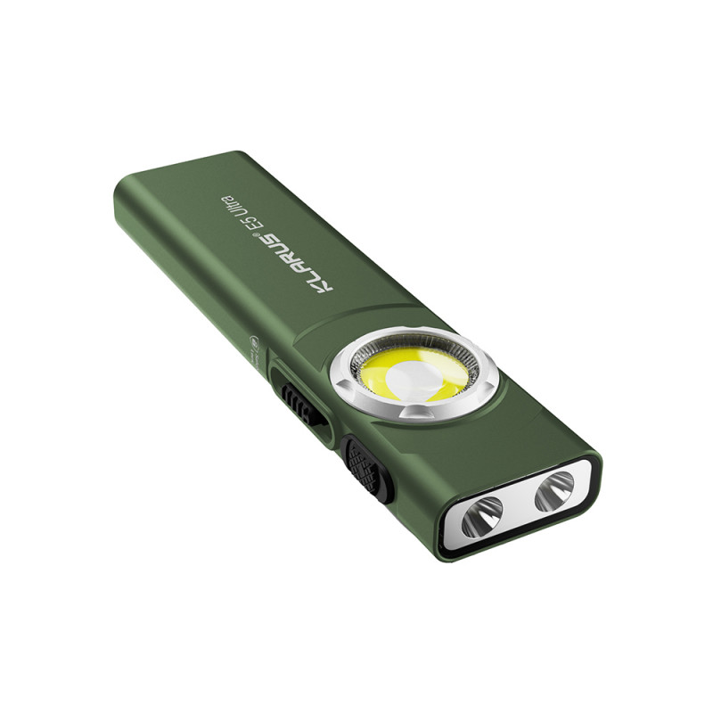 Lampe E5 Ultra 800 lumens rechargeable double source compacte tactique