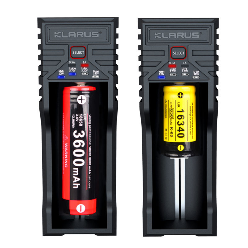 Chargeur Klarus K1 Pro – Charger Li-ion 14500-21700 & NiMH AA/AAA Chargeur Klarus K1 Pro – Charger Li-ion 14500-21700 & NiMH AA/AAA