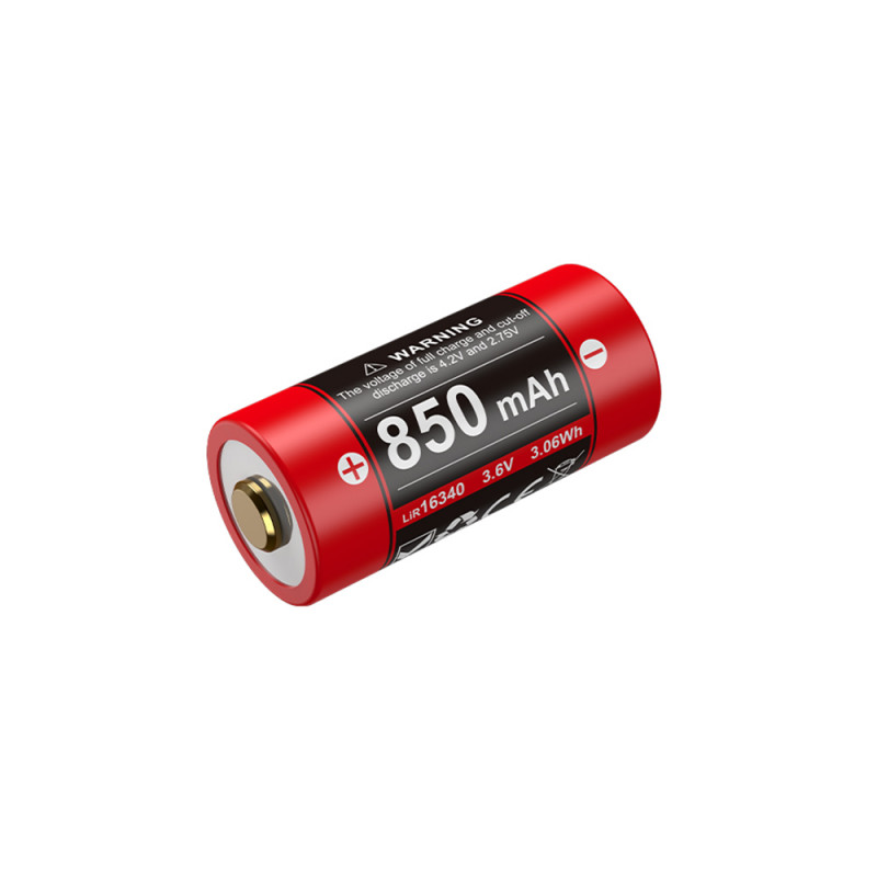 Batterie rechargeable 16340 3,7 V 700 mAh micro-USB | PROS-F.A.S