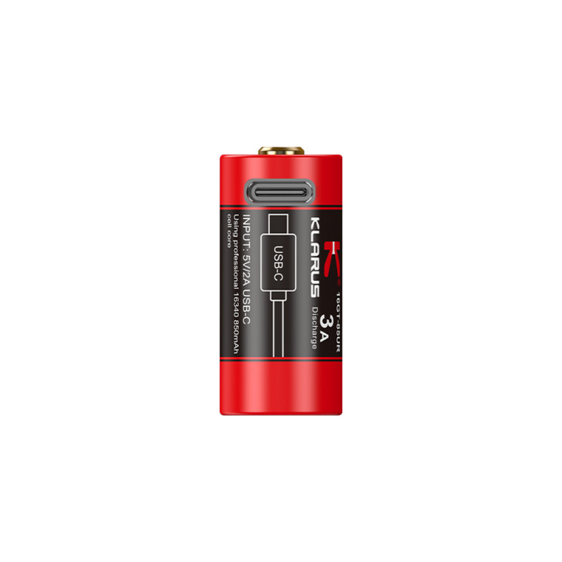 Batterie rechargeable 16340 3,7 V 700 mAh micro-USB | PROS-F.A.S