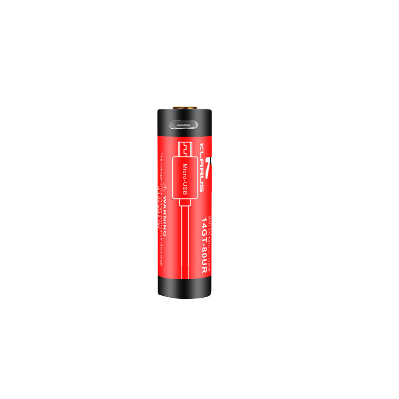 Batterie rechargeable 14500 3,7 V 800 mAh – micro-USB | A10 Equipment