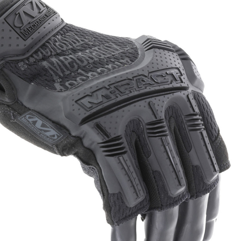 Mitaines M-PACT Noir – Mechanix Wear, protection tactique renforcée