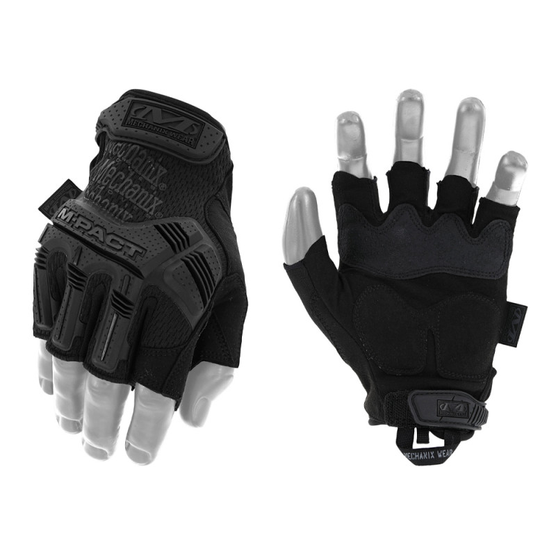 Mitaines M-PACT Noir – Mechanix Wear, protection tactique renforcée