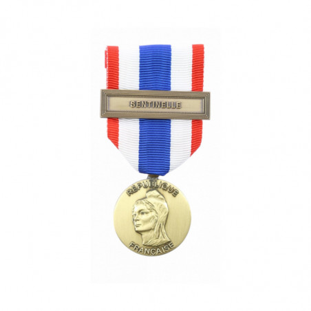 Médaille Ordonnance Protection du territoire + agrafe Sentinelle