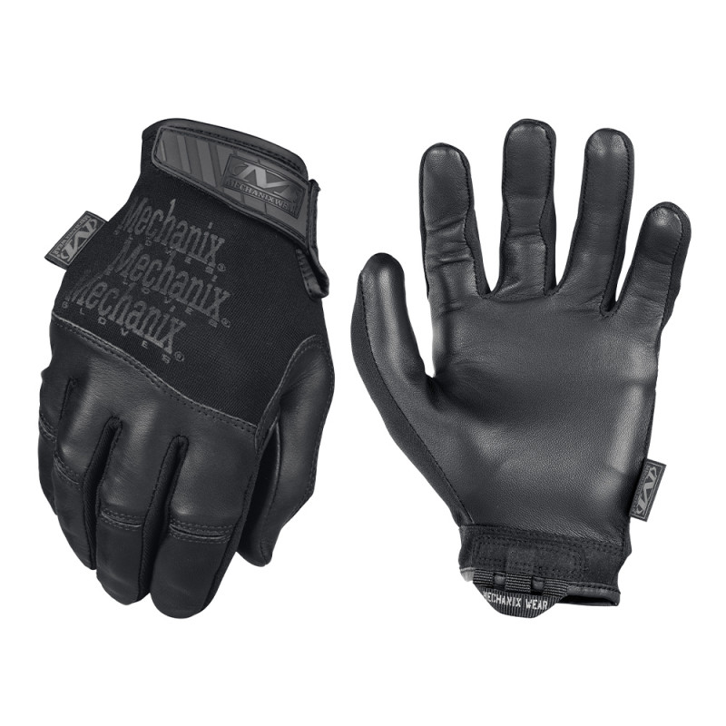 Gants Recon Noir – Mechanix Wear, cuir tactique intervention
