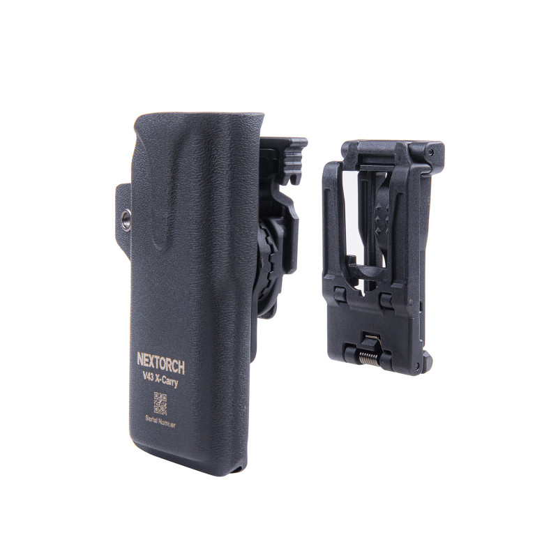 Porte-lampe V43 X-CARRY TA70 rotatif MOLLE noir tactique professionnel Porte-lampe V43 X-CARRY TA70 rotatif MOLLE noir tactique professionnel