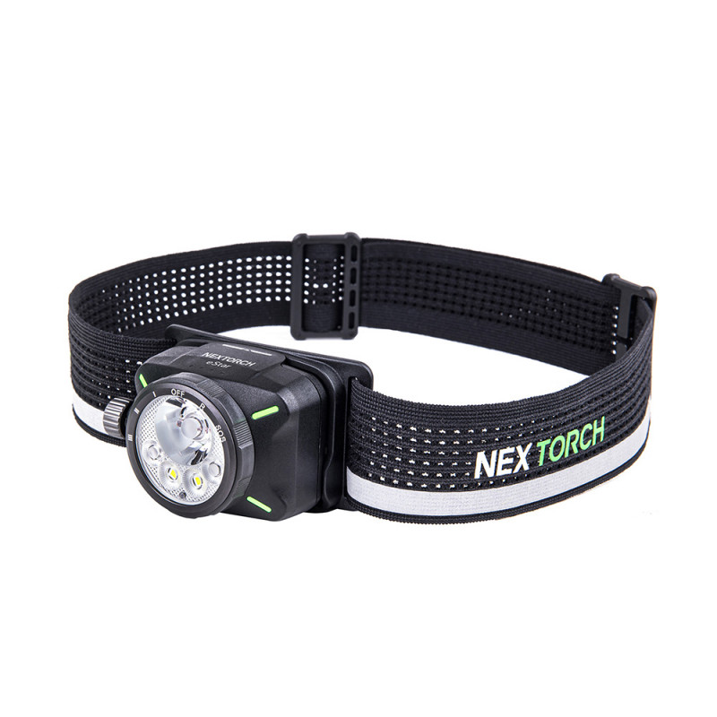 Lampe frontale E-Star 1300 lumens rechargeable tactique professionnelle Lampe frontale E-Star 1300 lumens rechargeable tactique professionnelle