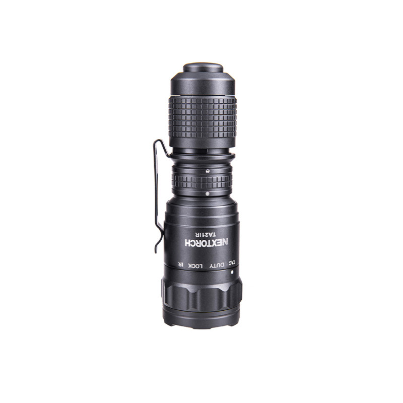 Lampe tactique Nextorch TA21 IR 1300 lumens compacte rechargeable infrarouge Lampe tactique Nextorch TA21 IR 1300 lumens compacte rechargeable infrarouge