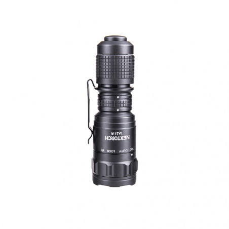 Lampe tactique Nextorch TA21 IR compacte rechargeable 1300 lumens blanc infrarouge