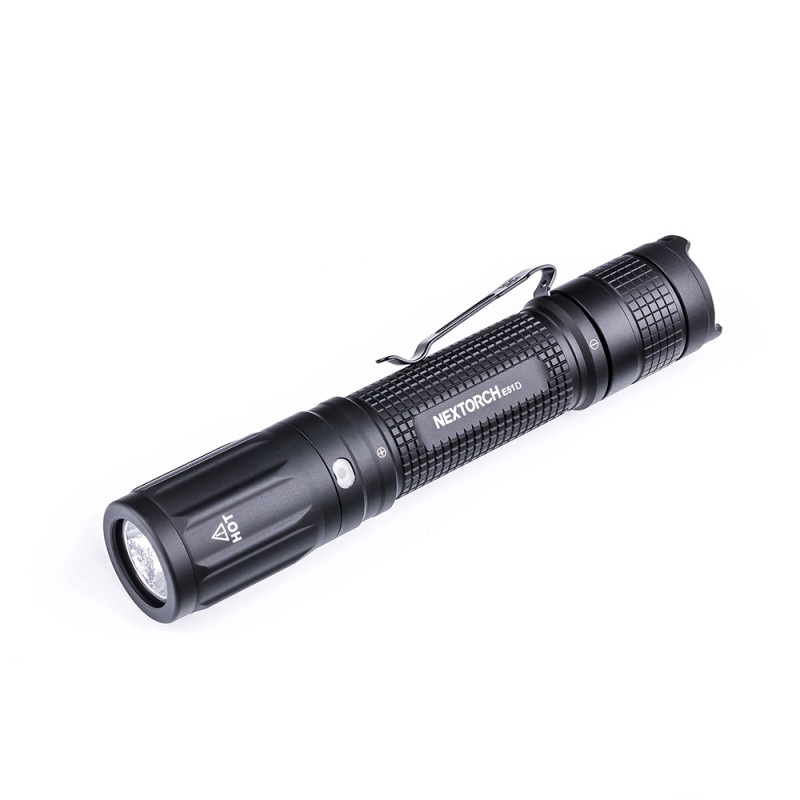 Lampe tactique rechargeable Nextorch E51D – 2100 lumens, USB-C