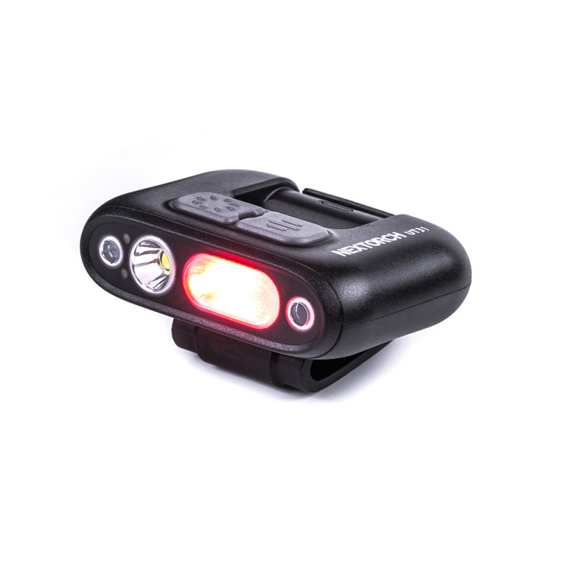 Lampe rechargeable clip UT31 – 220 lumens – blanc, rouge & stroboscopique Lampe rechargeable clip UT31 – 220 lumens – blanc, rouge & stroboscopique