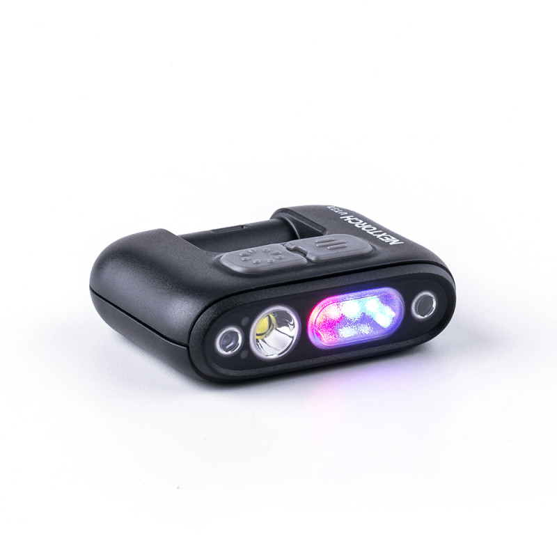 Lampe rechargeable clip UT31 – 220 lumens – blanc, rouge & stroboscopique Lampe rechargeable clip UT31 – 220 lumens – blanc, rouge & stroboscopique