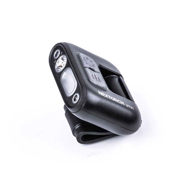 Lampe rechargeable clip UT31 – 220 lumens – blanc, rouge & stroboscopique Lampe rechargeable clip UT31 – 220 lumens – blanc, rouge & stroboscopique