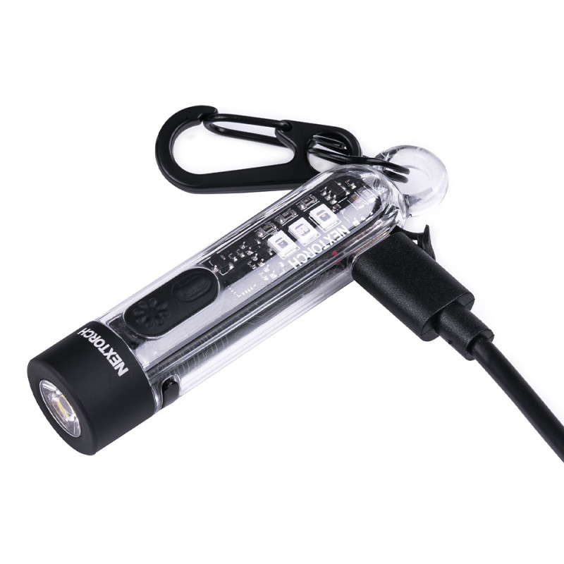 Lampe porte-clés K40 – 700 lumens, 4 modes, rechargeable USB-C Lampe porte-clés K40 – 700 lumens, 4 modes, rechargeable USB-C