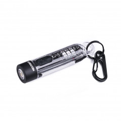 Lampe porte-clés rechargeable multifonctions K40 – éclairage blanc, rouge, bleu et UV, 700 lumens Lampe porte-clés rechargeable multifonctions K40 – éclairage blanc, rouge, bleu et UV, 700 lumens