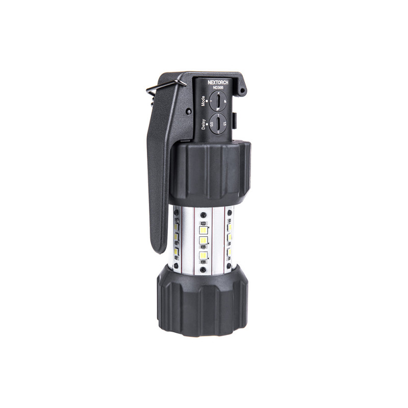 NEXTORCH ND30B — Dispositif de distraction tactique 11 000 lm / 130 dB | Entraînement & sécurité NEXTORCH ND30B — Dispositif de distraction tactique 11 000 lm / 130 dB | Entraînement & sécurité