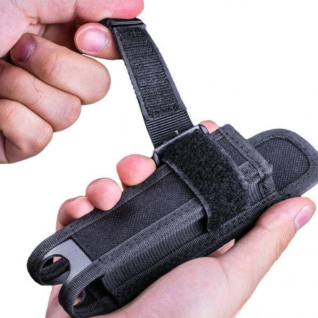 Porte-bâton V71 pour bâton de défense télescopique N21C et N28C – fixation ceinture/MOLLE